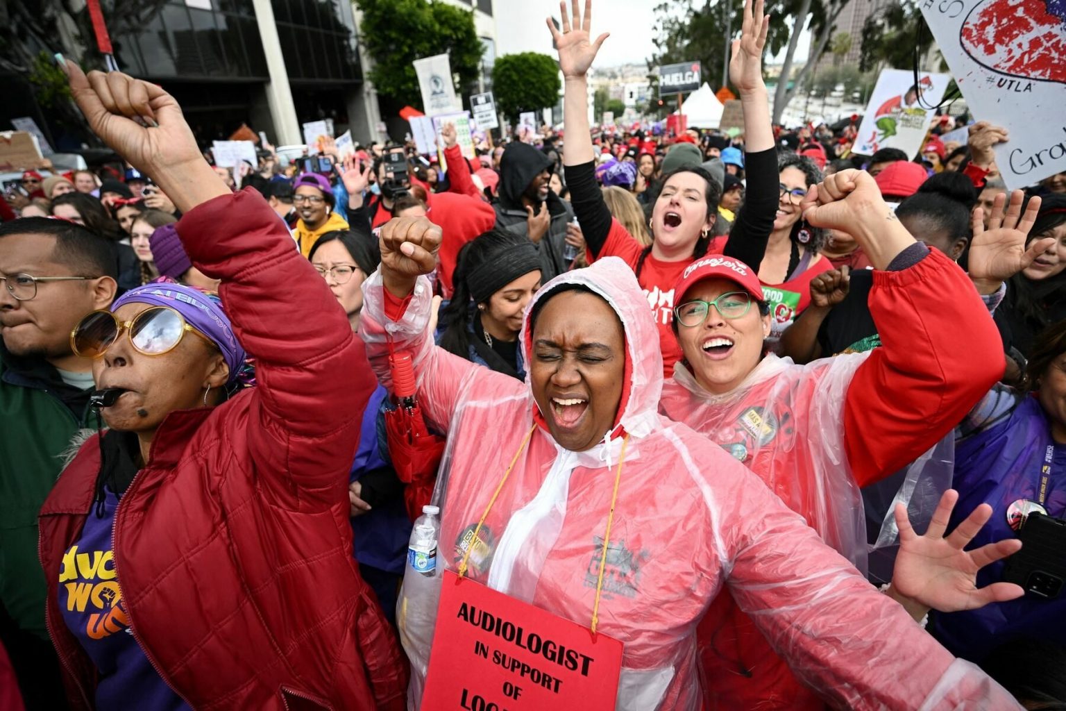 ‘Enough is enough’: L.A. School District Workers Demand Historic Raise During Three-Day Strike