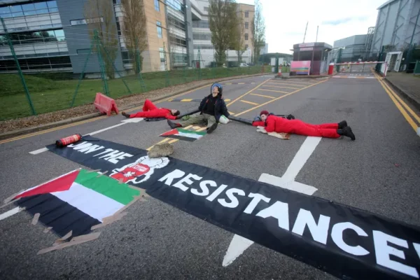 Palestine Action Block Kent’s Weapons Factory