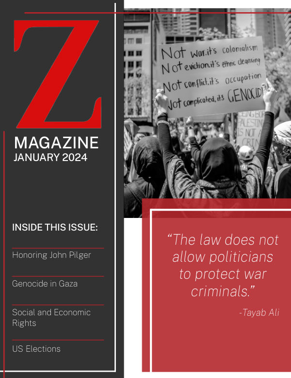 Z Magazine January 2024 cover