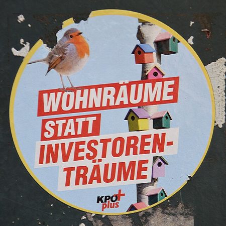 In Austria, Communists Could Get Back Into Parliament Communist Party of Austria (KPĆ) sticker