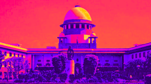 An illustration of the Supreme Court of India