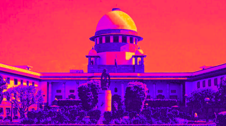 India’s Highest Court Finally Realises The Monetary Worth Of A Homemaker’s Unpaid Care Work An illustration of the Supreme Court of India