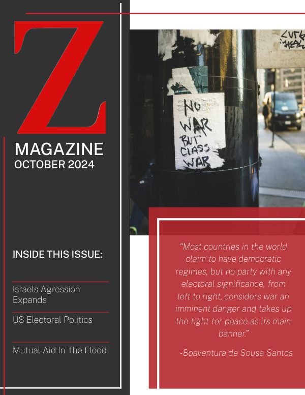 Z Magazine October 2024 cover