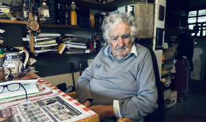 Pepe Mujica at his farmhouse
