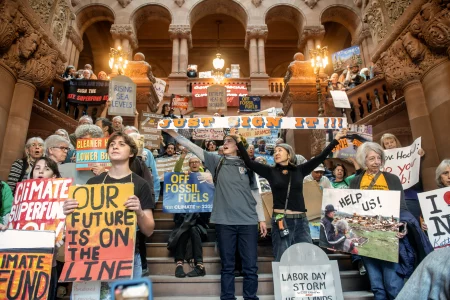 As Extreme Weather Batters Communities, New York Climate Activists Show A Powerful Path Forward