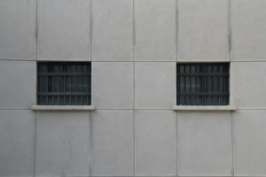Image of bleak prison windows