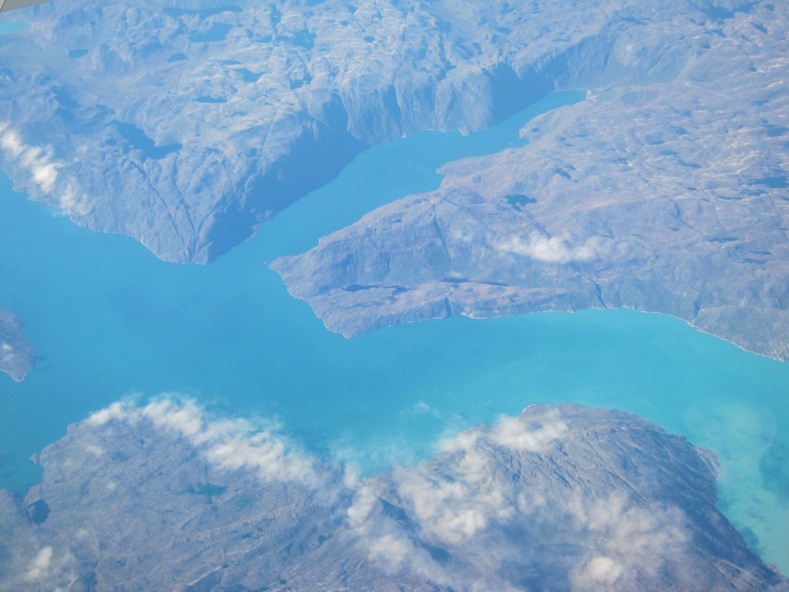 Aerial photo of Greenland