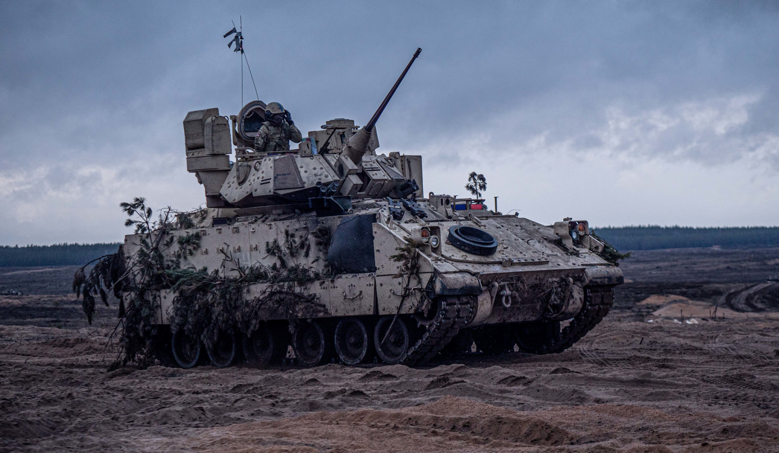Photo of a Bradley Fighting Vehicle