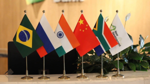 Image of flags of the BRICS countries
