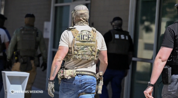 New Orleans Resists ICE Invasion Despite Surveillance and State Repression Image of masked ICE agents