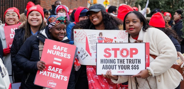 Fifteen Thousand New York City Nurses Strike