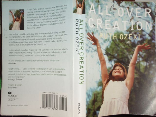 Exuberant Little Girl Cover of Ruth L. Ozeki's All Over Creation