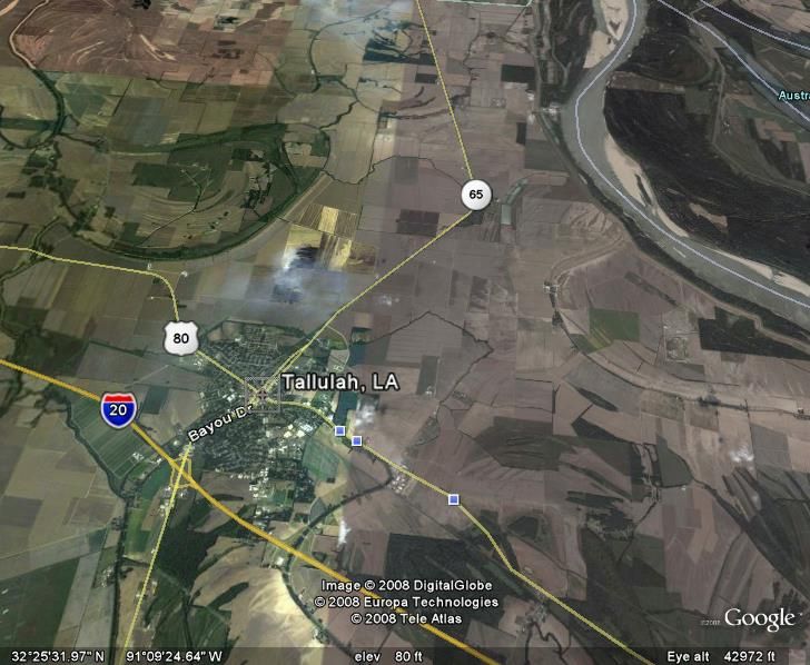 US-65 out of Tallulah, LA